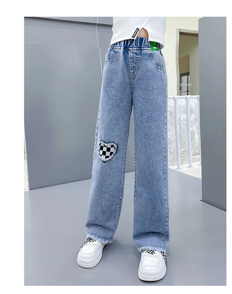 Denim Wide Leg Jeans