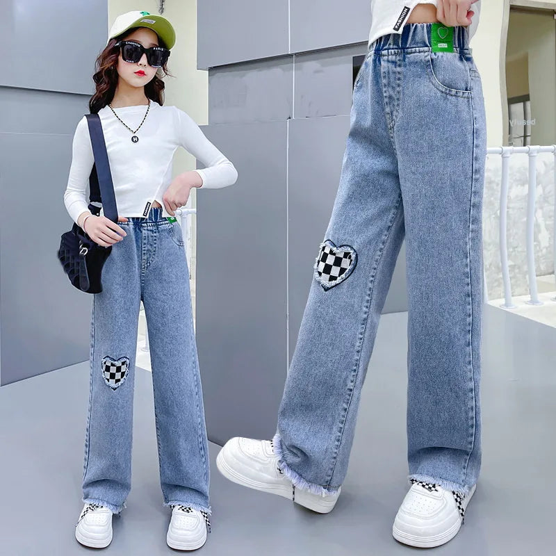 Denim Wide Leg Jeans