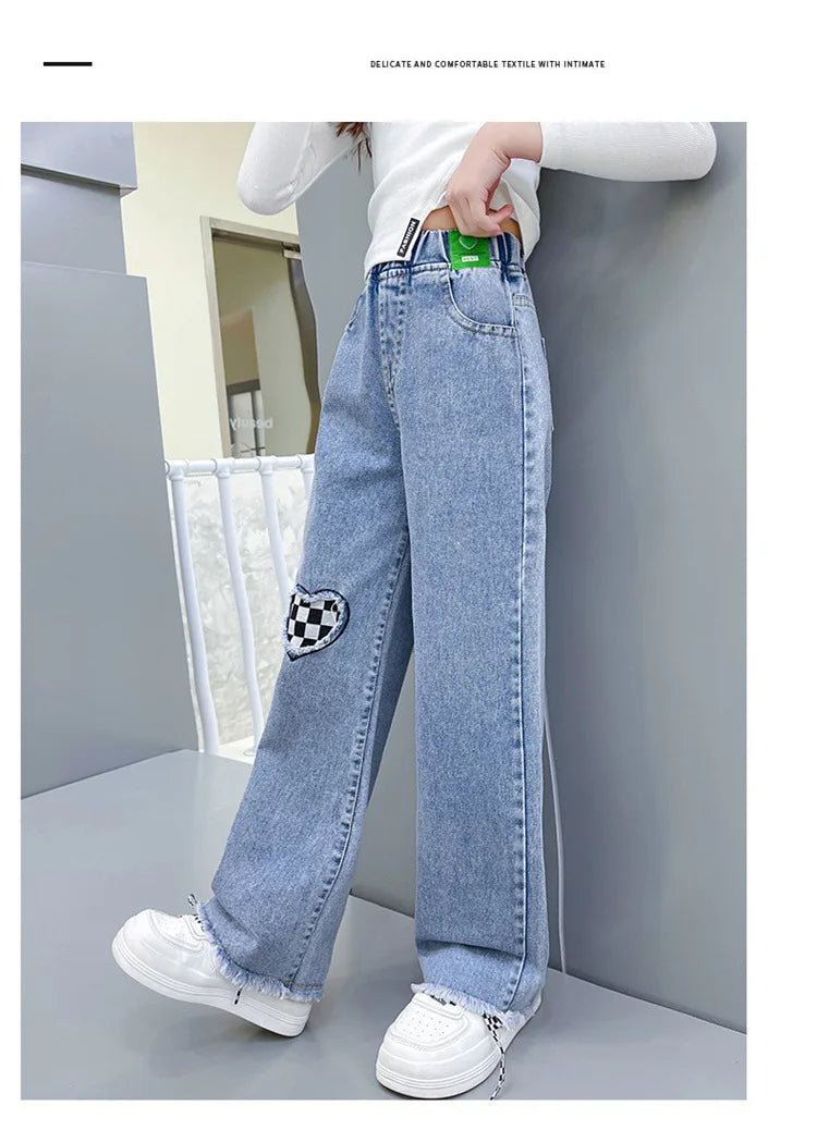 Denim Wide Leg Jeans